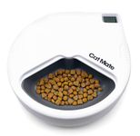 Cat Mate Plastic C300 Automatic 3 Meal Pet Feeder With Digital Timer For Cats And Small Dogs,?72.9 cm,H_19.1 cm,W_43.7 cm