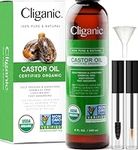 Cliganic USDA Organic Castor Oil, 1