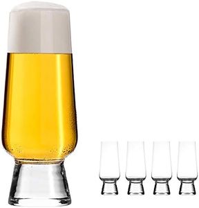 oha-design Craft Beer Set [Set of 4] Beer Glasses for Craft Beers Such as Pale Ale, Pils, Wit, Helles - Tasting Kit - 400 ml