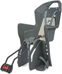 8631400029 - Rear Bicycle Child Seat Koolah For Small Frame/29er – Adjustable Safety Features, Comfort-Focused Design, and Easy Installation for Kids Up to 22 kg, Charcoal Grey/Cream