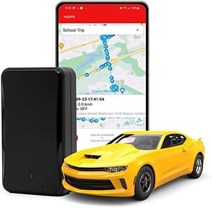 YoGPS 4G GPS Tracker for Car, Magnetic Car GPS Tracker, Wireless & Portable Tracking Device, Hidden Car Tracker with 10,000mah Rechargeable Long Battery Life, No Installation Required, Sim Included