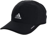 adidas Women's Superlite 2 Relaxed Adjustable Performance Cap, Black/White 1, One Size