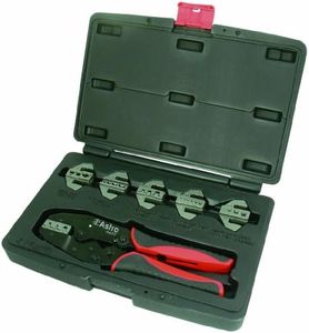 Astro Pneumatic Tool 9477 7-Piece Professional Quick Interchangeable Ratchet Crimping Tool Set