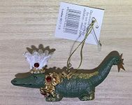 FANTASY ANIMAL DECORATION - CROCODILE WITH FLOWERS