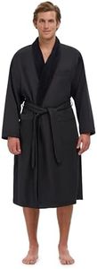 MONARCH Plush Lined Microfiber Bath Robe for Women or Men - Super Soft, Durable Luxury Spa, Resort & Hotel Bathrobe, Generously Sized (Unisex) Cypress