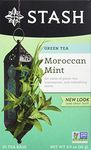 Stash Moroccan Mint Green Tea Bags (Pack of 6), 20 Count