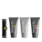 MANTL I The Starter Kit | Men’s Skincare Routine | Cleanse, Moisturize, Soothe, and Protect | Face Wash, Face SPF, Moisturizer, Oil Blotting Paper I Trial, Travel Size