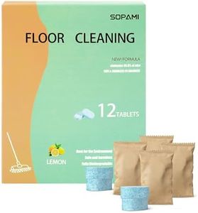SOPAMI multi effect floor cleaning tablets 12 Counts Lemon Scent