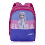 Priority Disney Frozen Princess Elsa Printed Polyester School Backpack For Kids | 4.5 to 7 Years | Specially School Bag For Girls (14 inch | Small | Royal Blue)