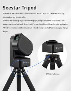 ZWO Seestar S50 Smart Telescope – Portable WiFi Astronomy Camera