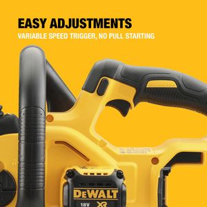 DEWALT 18V XR Compact Chainsaw – Cordless, Lightweight