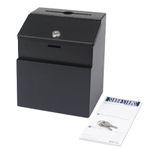 Safco Products Suggestion Box, Black, 4232BL