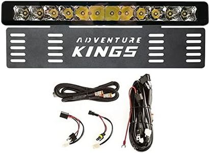 Adventure Kings 12" Number Plate Light Bar + Plug N Play Smart Wiring Harness Kit