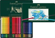 Faber-Castell Art & Graphic Albrecht Dürer Watercolour Pencil, Multicoloured, Tin of 60, Art, Craft, Drawing, Sketching, Home, School, University, Colouring