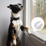 Door Protector from Dog Scratching, Window Sill Protector, Clear Sided Shield Protection Barrier Anti Cat, Dog Scratching, Slobbering, and Clawing Furniture, Glass, Car Door, Couch 4in x 16.4ft