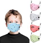 Cenwell Kids 3D Mask Reusable, Washable, Breathable & Comfortable Stylish Face Mask with Adjustable Earloops for Boys Girls Children Gift, Cute Designer Fabric Mask