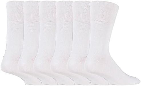 6 Pairs Mens Sockshop Diabetic Gentle Grip Socks 6-11 UK 39-45 EUR see variations (6 x RD05)