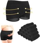 CARER BEAUTY Postpartum Panties for Women, 15pcs Women's Maternity Knickers Disposable High Waist Underwear Pregnancy Seamless Soft Breathable Stretchy for Recovery from C-section Black