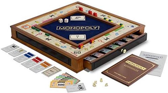 Monopoly Trophy Edition Board Game, Brown, Black, White