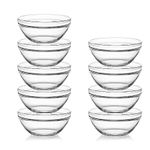 Sweejar 5.5 inch Glass Soup Bowls Set, 20 oz Cereal Bowls, Bowls Set for Cereal Soup Salad Pasta Rice Oatmeal, 9 pack
