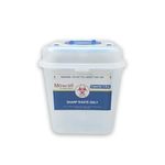 Mowell Sharps Containers | Biohazard Needle and Syringe Disposal | Glass Waste and Metallic Implants | Bio-Medical Sharps Container Puncture Proof Box 3.5liter