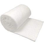 Ceramic Fiber Insulation, 1/2" Thick x 16" x 150", 2400F Fireproof Insulation Blanket, 3017E