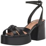 Vince Camuto Women's Freesie Platform Sandal Wedge, Black, 7.5 UK