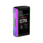 TVDC T200 Mod for Geekvape | 2.4-Inch Full Touch Screen | 18650 Batteries (Not Included) | 200W Max Output | IP68 Rating, Tri-Proof | 2ml Cartridge No Nicotine (Rainbow)