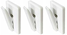 fiXte Self Adhesive Note Bill Clip Note Holder Holders Spring Loaded White (3)