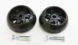 2 Deck Gauge Wheels Including Shoulder Bolts, Locknuts. Replaces 188606, 532188606 Craftsman Poulan Husqvarna Deck Wheels. Replaces 4898H Shoulder Bolts, 73930600 Locknuts