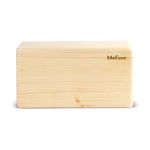 MeFree Wooden Yoga Block | Iyengar Yoga Brick for Support & Stability | Exercise Block for Yoga & Workout