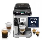 De’Longhi Magnifica Evo Next - Perfetto Automatic Coffee Machine with LatteCrema Automatic Milk Frothing, 13 One-Touch Drinks, Colour Touch Display, Silver Black (ECAM310.80.SB)