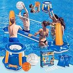 Pool Volleyball Set & Basketball Ho