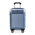 Travelpro Platinum Elite Hardside Expandable Spinner Wheel Luggage TSA Lock Hard Shell Polycarbonate Suitcase, Dark Sky Blue, Checked Large 28-Inch