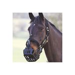 Shires - MJ Ainge and Co Ltd Greenguard Headcollar in Black to be used with Greenguard Muzzle Full, Black