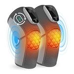 COMFIER Cordless Knee Massager with Heat, Vibration Knee Brace Wrap, 3-in-1 Heating Pad for Knee Shoulder Elbow, Knee Warmer, Christmas Gifts for Mom Dad