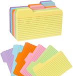 Koogel 252 PCS Tabbed Index Cards, 