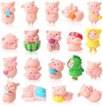 19 Pcs Miniature Figurines Toys Fig