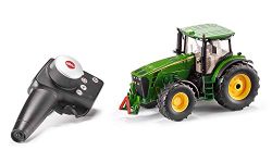 siku 6881, John Deere 8345R tractor, Radio controlled, 1:32, Includes remote control, Metal/Plastic, Green, Battery operated, Compatible with attachments