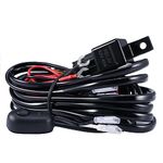 Auxbeam® LED Light Bar Wiring Harness Kit 12V 40Amp Fuse Relay ON/OFF Switch for Driving Light Fog Light Work Light