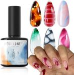 modelones Blooming Gel Nail Polish, 15 ml Clear Marble Nail Design Kit, Nail Art Accessories for Spreading Effects, Floral Print, Watercolor Design