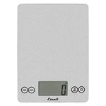 Escali 157SS Arti Glass Digital Scale, 1 Count, Shiny Silver