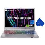 Acer Predator Triton 14" WUXGA Gaming Laptop - Intel Core i7-13700H, 16GB RAM, 512GB SSD, GeForce RTX 4050 with 6GB GDDR6, Windows 11 (with Microfiber Cloth) - Sparkly Silver (PT14-51-78B4)