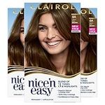 Clairol Nice 'n Easy, 6A/114 Light Ash Brown, Permanent Hair Color, 1 Kit (Pack of 3) (PACKAGING MAY VARY)