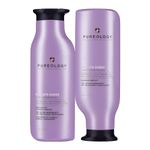 Pureology Hydrate Sheer Shampoo and Conditioner Set, Sulfate Free Shampoo and Conditioner,For Dry, Fine Color Treated Hair, Sulfate Free, Paraben-Free,With Eucalyptus Leaf Extract, Vegan, 2x266 ML