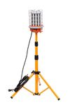 Orlich 150W Led Tripod Work Light Jobsite Construction Light 21000lm,Dimmable&Durable Work Light with Multiple Usage Ways,360 Omnidirectional Lighting (Dimmable 150W 21000 Lumen)