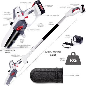 NETTA 4-in-1 Cordless Hedge Trimmer – Multi-Tool Garden Cutter