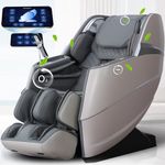 MeitFith Massage Chair Full Body: Massage Chair Full Body Zero Gravity and Recliner AI Voice Control SL Track Massage Chairs Lumbar Heating 20 Auto Programs+11 Massage Techniques, Grey