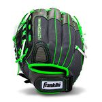 Franklin Sports Girls Softball Glove - Women's Windmill Fastpitch + Slowpitch Softball Glove - Green Softball Mitt - Right Hand Throw Adult + Youth - 12", 22318L