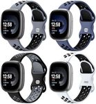 Maledan 4 Pack Sport Band Compatibl